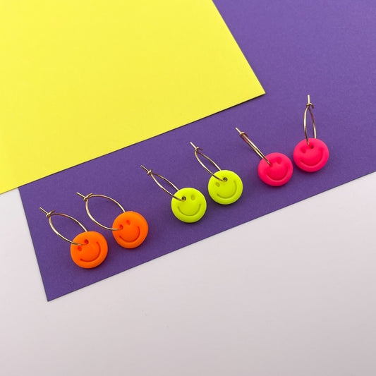 SMILE Creolen alle Farben